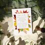 Autumn Leaves A6 Flat Invitations, thumbnail 8 of 9