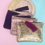 Betsy Mini Suede Clutch, thumbnail 1 of 11