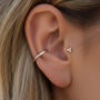Women’s Silver Thin Ear Cuffs Set, thumbnail 1 of 4