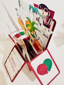 Mexico Themed 3D Birthday Card, 7 of 7