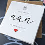 Personalised Handmade Birthday Card For Special Nanny, thumbnail 4 of 4