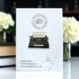 Black Vintage Typewriter Writer's Enamel Lapel Pin Badge, Gift For Writers And Bloggers, thumbnail 1 of 8