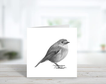 Atlas The Robin Luxury Blank Greeting Card And Envelope, 2 of 2