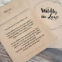 10 'Wildly In Love’ Personalised Seed Packet Favours, thumbnail 5 of 7