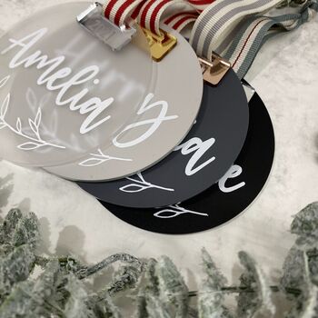 Luxury Personalised Christmas Decoration 2022 Five, 4 of 5