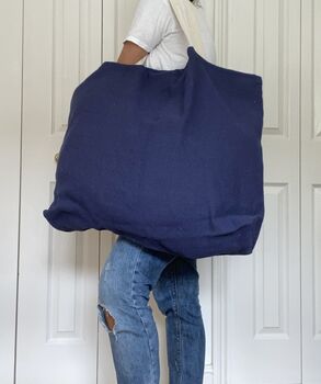 Extra Large Beach Bag, Xxl Shopper, Oversize Tote, 5 of 5