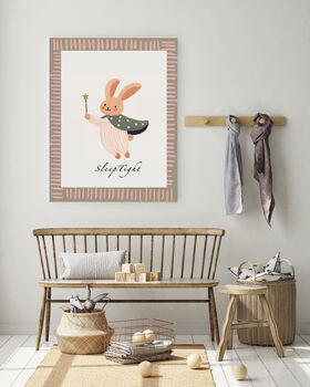 Sleep Tight Mouse Nursery Print, 2 of 3