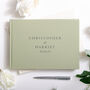 Personalised Wedding Linen Guest Book, thumbnail 6 of 7