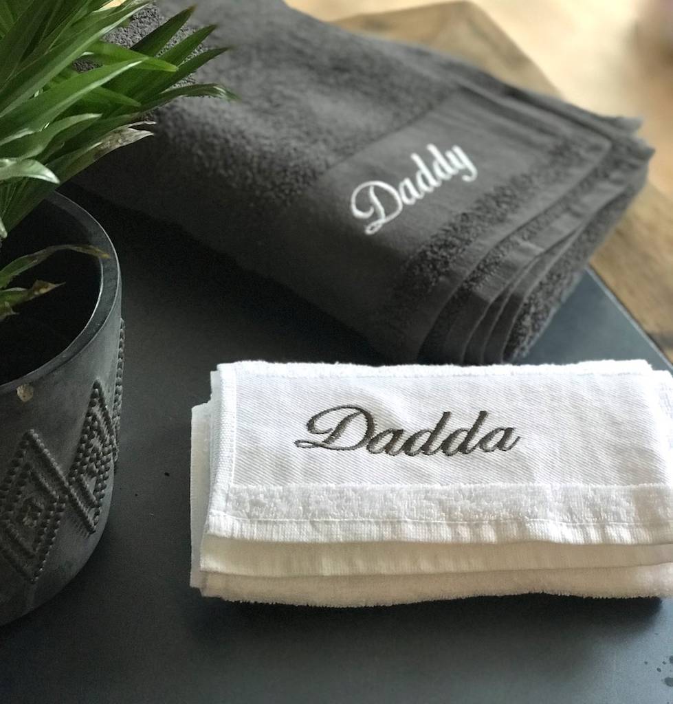 Personalised Daddy Towel