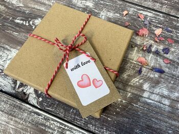 Pastel Seed Paper Hearts Letterbox Gift, 4 of 7