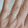 Micro Pave Diamond Engagement Ring With Four Diamonds, thumbnail 7 of 7