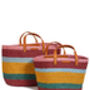 Bold Striped Sisal Shopper, thumbnail 1 of 4