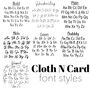 Personalised Stripe Saffiano Leather Clutch Bag Zip Pouch, thumbnail 4 of 4