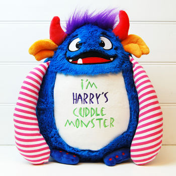 Personalised Cuddle Monster Soft Toy, 3 of 5