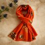 Golden Thistle Scarf, thumbnail 2 of 6