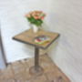 Artus Pedestal Reclaimed Wood Bistro Table, thumbnail 1 of 4