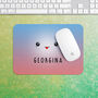 Cute Face Mouse Mat Computer Accessory Gift, thumbnail 1 of 4