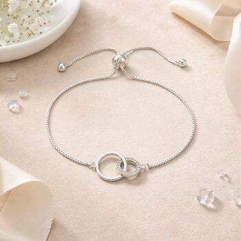 Mother And Daughter Links Drawstring Bracelet, 2 of 4