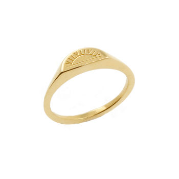 Sun And Moon Signet Rings Silver/Gold, 11 of 12