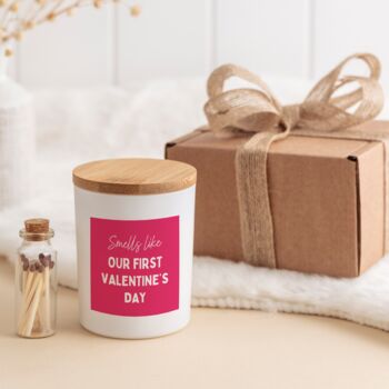 Our First Valentine’s Day Candle Gift Set For Girlfriend, 3 of 6