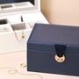 Personalised Initials Two Tier Jewellery Box, thumbnail 1 of 5