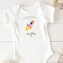 I Love You Daddy Moon Rocket Bodysuit Gift, thumbnail 1 of 7
