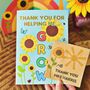 Thank You Teacher Card And Personalised Seed Packet, thumbnail 1 of 4