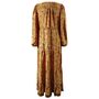 'Goldie' Black And Mustard Maxi Dress, thumbnail 5 of 5