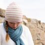 New! Alpaca Jersey Knit Stripe Beanie, thumbnail 5 of 9