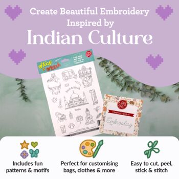 India Stick And Stitch Embroidery, 2 of 5
