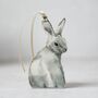 Wooden Bunny Decorations, Set Of Three, thumbnail 3 of 7