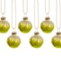 Mini Brussels Sprout Shaped Baubles, thumbnail 2 of 2