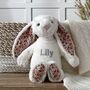Personalised Blossom Beige Bunny Soft Toy, thumbnail 3 of 8