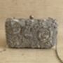 Grey Handcrafted Rectangular Clutch Bag, thumbnail 10 of 10