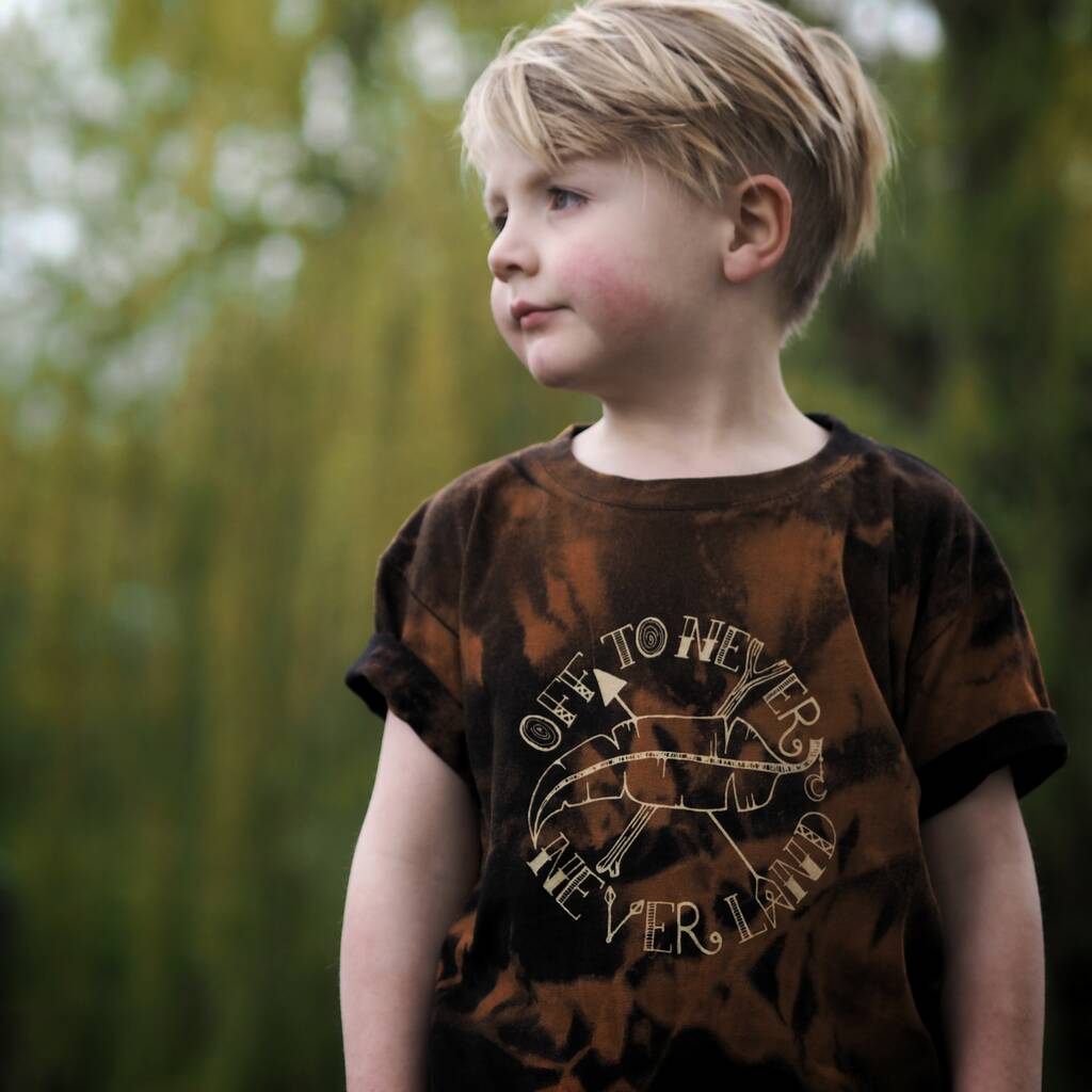 'Off To Never Neverland' Children's T Shirt, 1 of 3