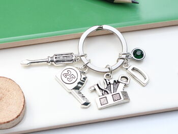 Diy | Builder Personalised Keyring Gift For Diy Fan, 4 of 9