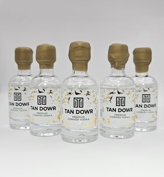 Tan Dowr Premium Cornish Classic Vodka 5cl Miniature, 2 of 5