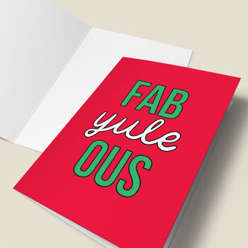'Fab Yule Ous' Funny Christmas Card, 6 of 6