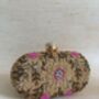 Gold Oval Clutch Bag, thumbnail 4 of 10
