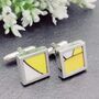 Art Deco Cufflinks | Clarice Cliff | Sterling Silver, thumbnail 1 of 3