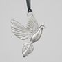 Dove Pewter Christmas Decoration, thumbnail 2 of 2