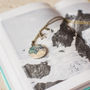 Around The World Map Locket, thumbnail 2 of 4