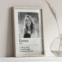 Personalised Name Definition Print, Custom Photo Gift, thumbnail 4 of 6