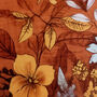 Terracotta, Rust Orange Autum Floral Lampshade, Isolde, thumbnail 5 of 6