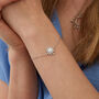 White Opal Sun Sterling Silver Bracelet, thumbnail 5 of 9