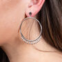 Waterfall Circle Earrings, thumbnail 9 of 10