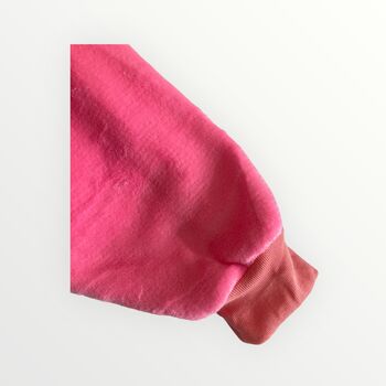 Pink Oversized Plush Hoodie Wearable Blanket, 3 of 3