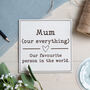 Personalised Mum Definition Wooden Sign, thumbnail 2 of 3