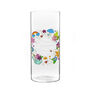 Personalised Teacher Doodles Glass Flower Vase, thumbnail 2 of 3