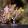 Set Of Four Champagne Flutes With Lens Design, thumbnail 1 of 2